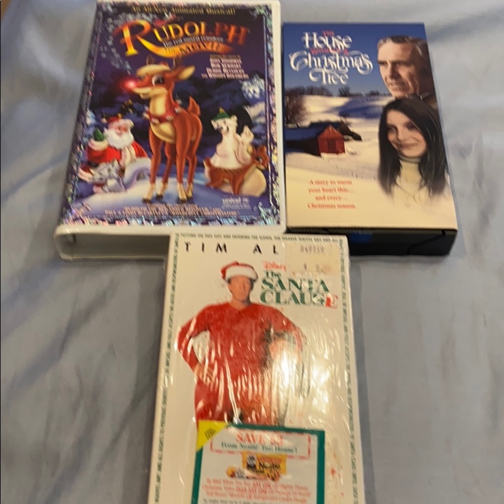 Vhs Christmas movie bundle
